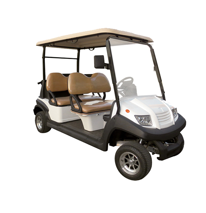 4Seater Standard Electric Golf Cart (White) Electric Eagle