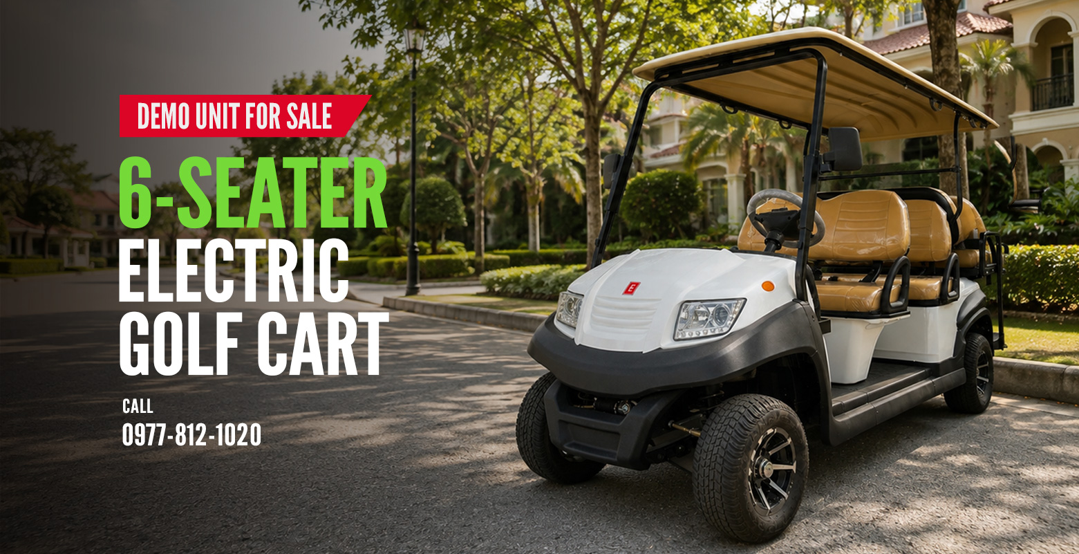 6 Seater Electric Golf Cart Demo Unit For Sale